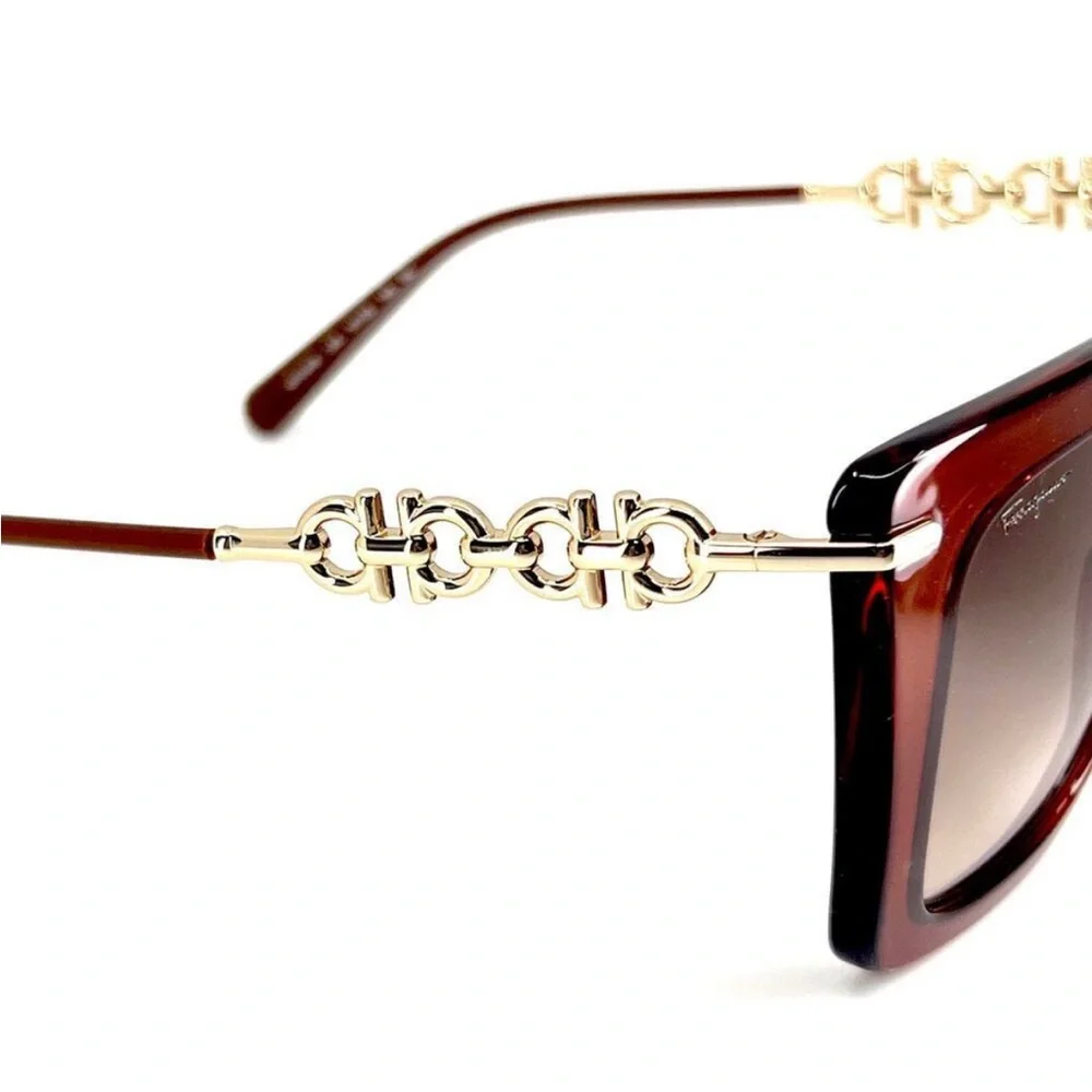 Salvatore Ferragamo Brown Sunglasses
